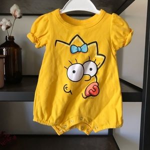 Maggie Simpson Onesie bodysuit